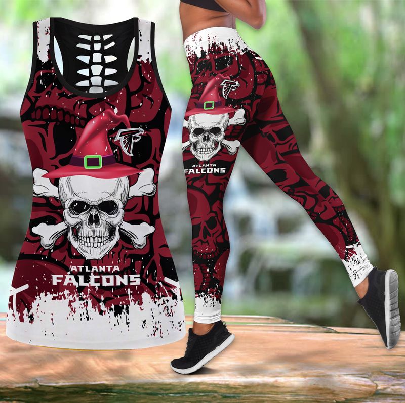 Stocktee Atlanta Falcons Skull Witch Halloween Limited Edition All Over ...