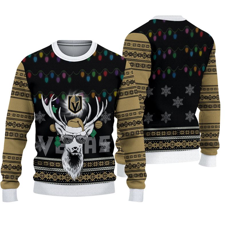 Stocktee Vegas Golden Knights Christmas Reindeer Limited Edition ...