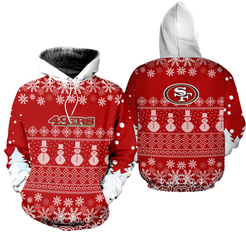 Stocktee San Francisco 49ers Christmas Pine Limited Edition Unisex ...