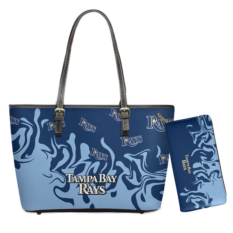 Stocktee Tampa Bay Rays Pattern Limited Edition Tote Bag and Wallet ...