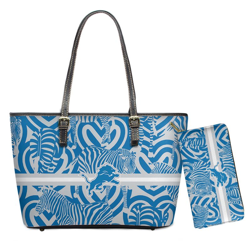 Stocktee Detroit Lions Zebra Pattern Limited Edition Tote Bag and ...