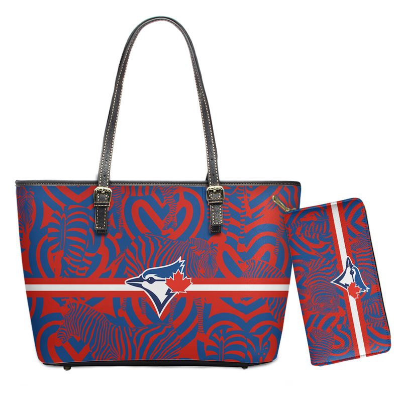 Stocktee Toronto Blue Jays Zebra Pattern Limited Edition Tote Bag And Wallet Nla069661 5497