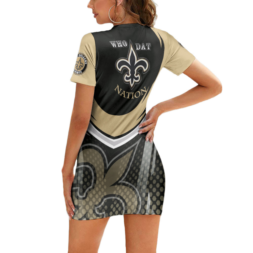New Orleans Saints Limited Edition Summer Casual Short Sleeve Bodycon ...