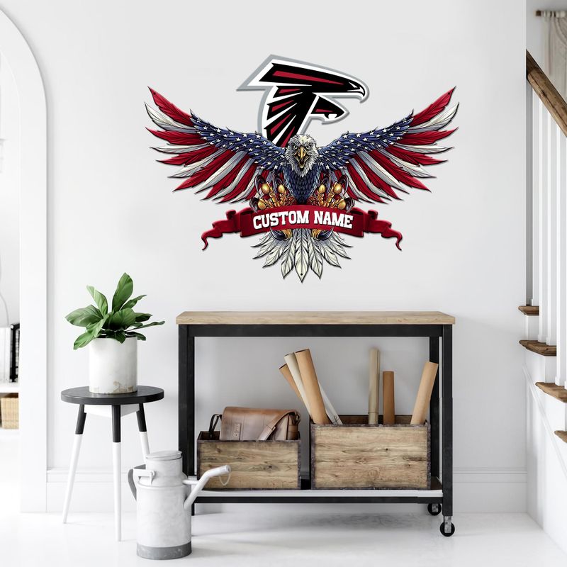 Stocktee Atlanta Falcons Limited Edition Cut Metal Sign