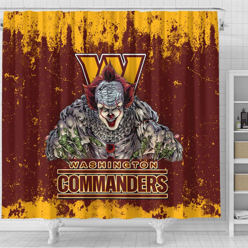 Stocktee Washington Commanders Halloween IT Pattern Limited Edition ...