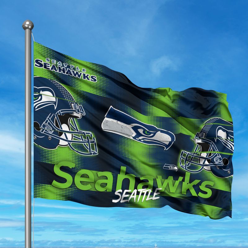 Stocktee Seattle Seahawks NFL Flag For Passionate Sports Fan Limited