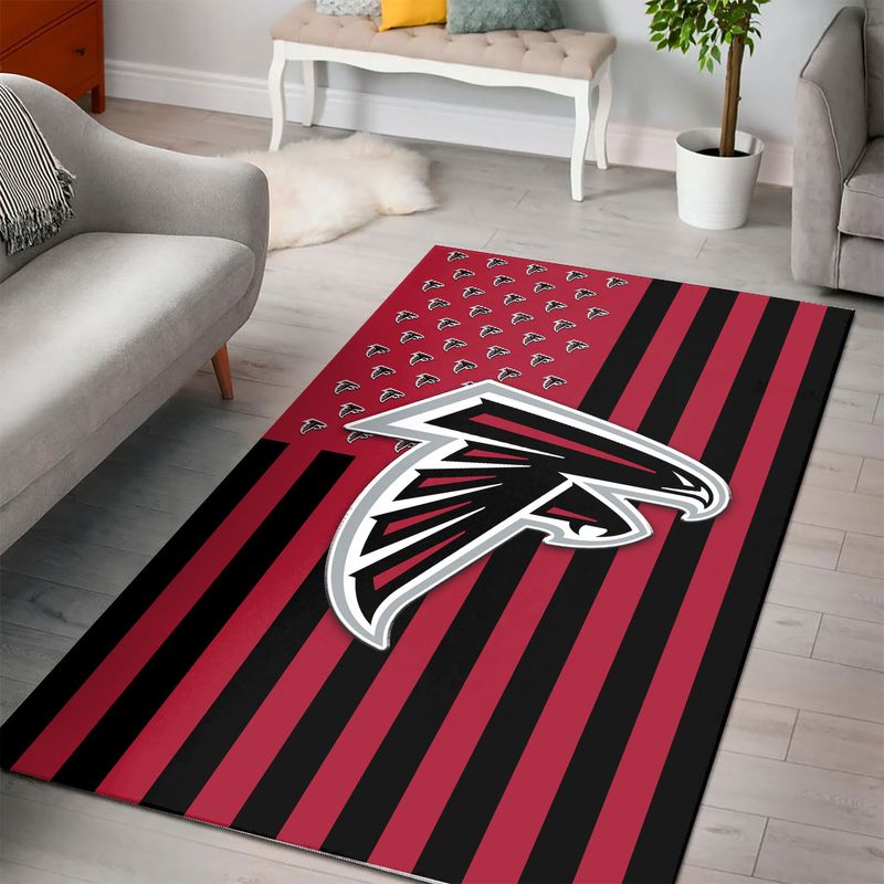 Stocktee Atlanta Falcons USA Flag Pattern Limited Edition PREMIUM Area
