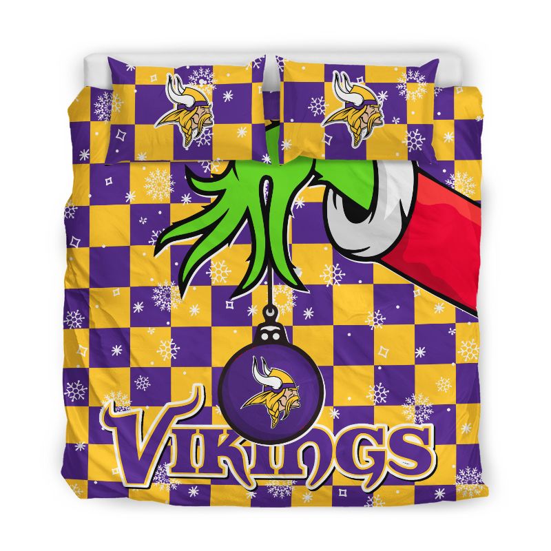 Stocktee Minnesota Vikings Grch Caro Pattern Christmas Vibe Limited ...