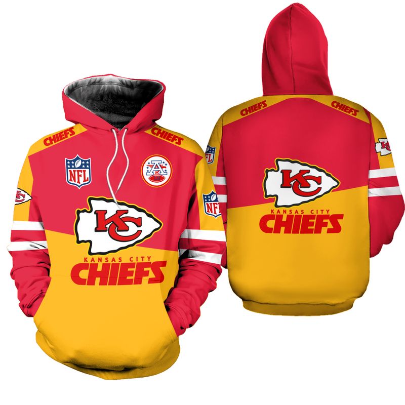 Stocktee NFL Kansas City Chiefs Hoodie Unisex Sizes S - 5XL GTS007771