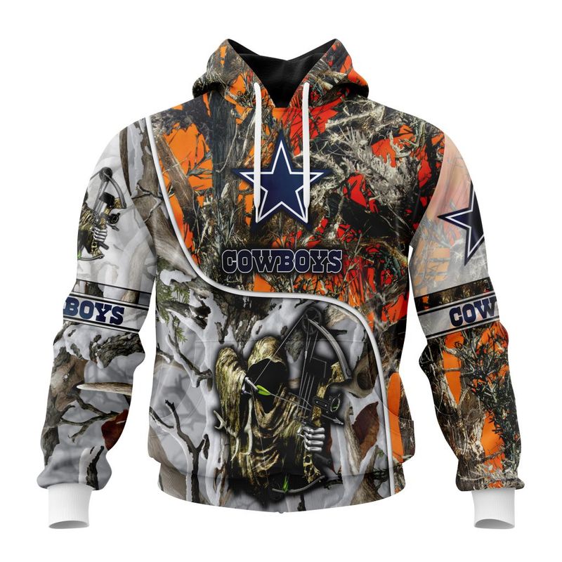 Stocktee Dallas Cowboys Special Fall And Winter Bow Hunting Hoodie Zip ...