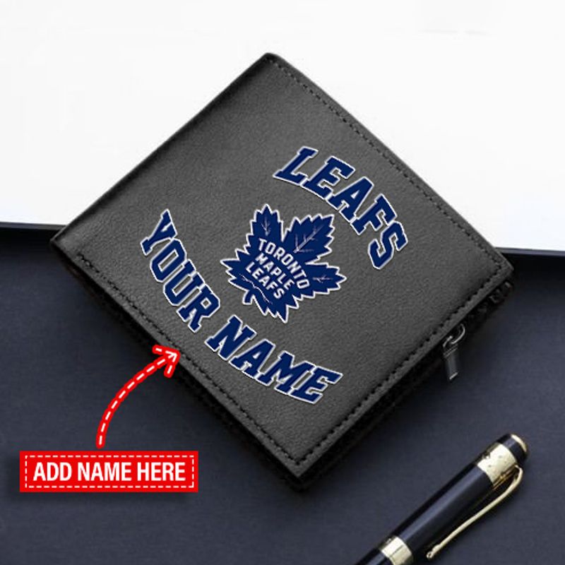 Stocktee Toronto Maple Leafs Personalized Men's Wallet NEW084267