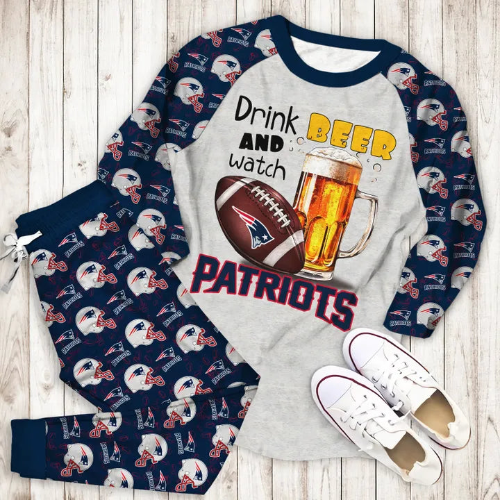 Drink Beer And Watch New England Patriots Limited Edition Kid & Adult
