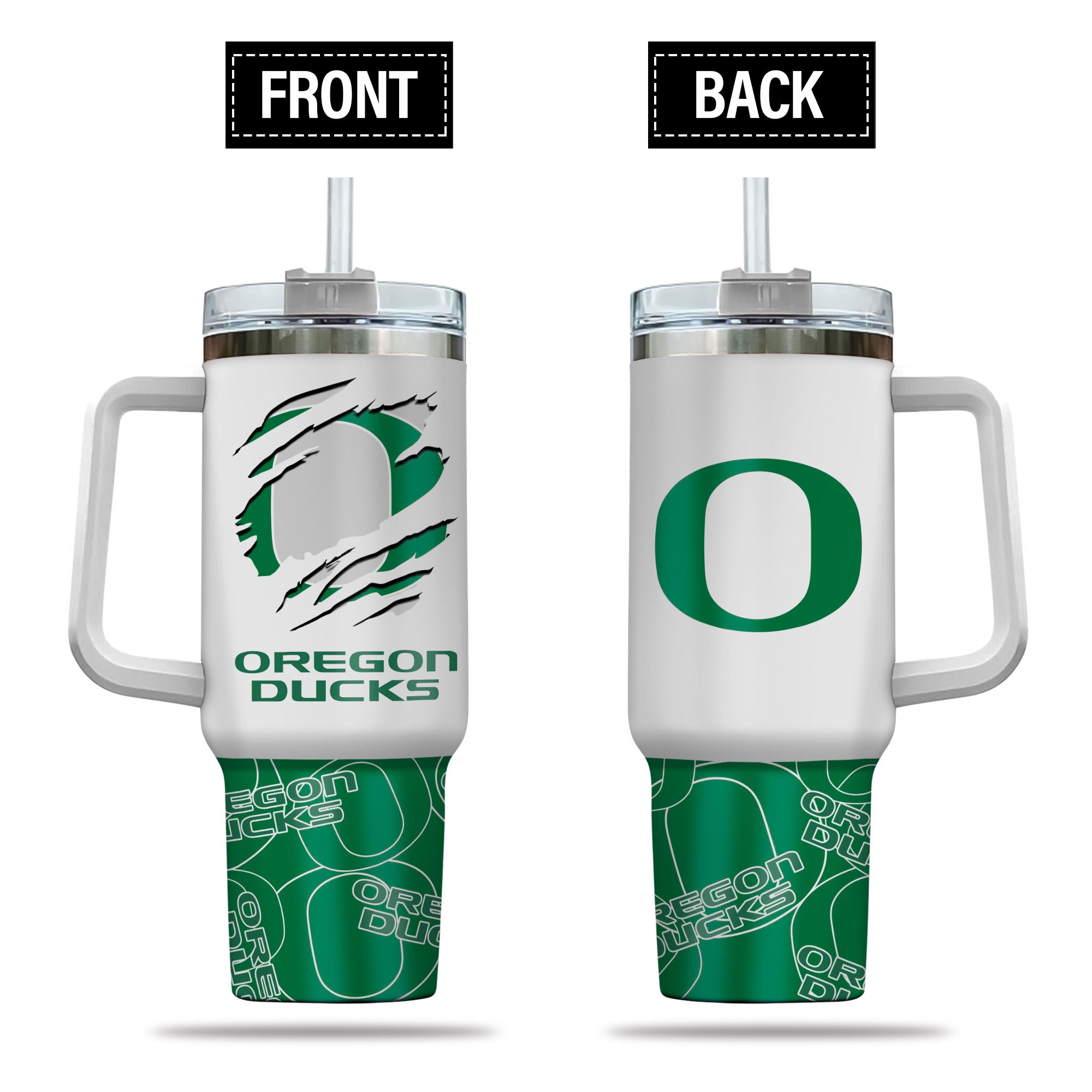 Oregon Ducks Amazing Logo Team Limited Edition 40oz Tumbler Transparent