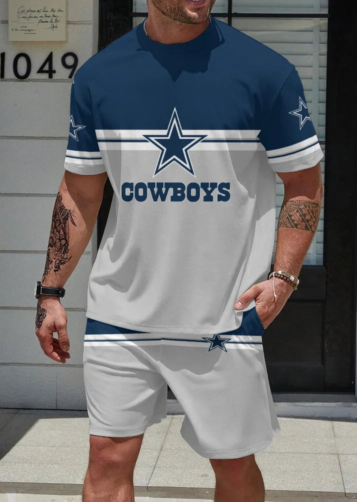 Dallas Cowboys Limited Edition Summer Collection T-shirt And Shorts Set